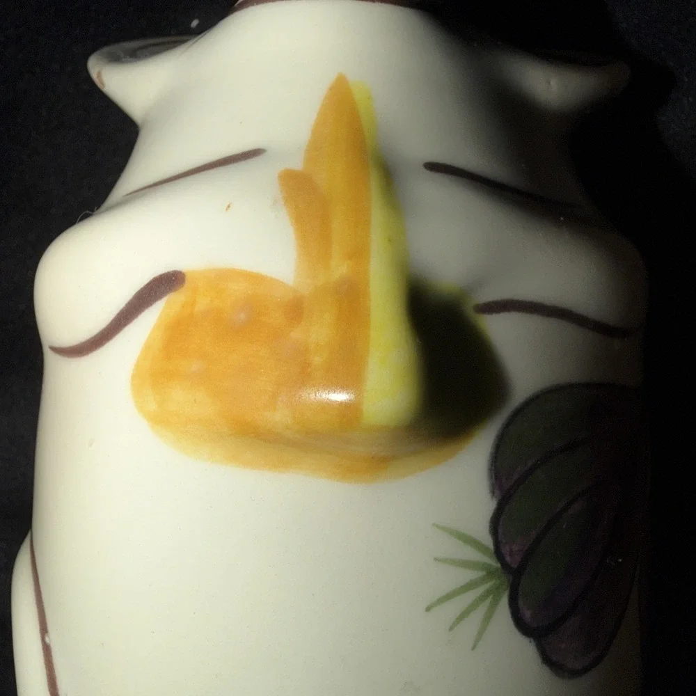 Mouse Parmesan Cheese Shaker Laurie Gates Ceramic Happy Mouse Vintage Kitchen